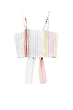MAJKEN TOP - PASTEL STRIPES