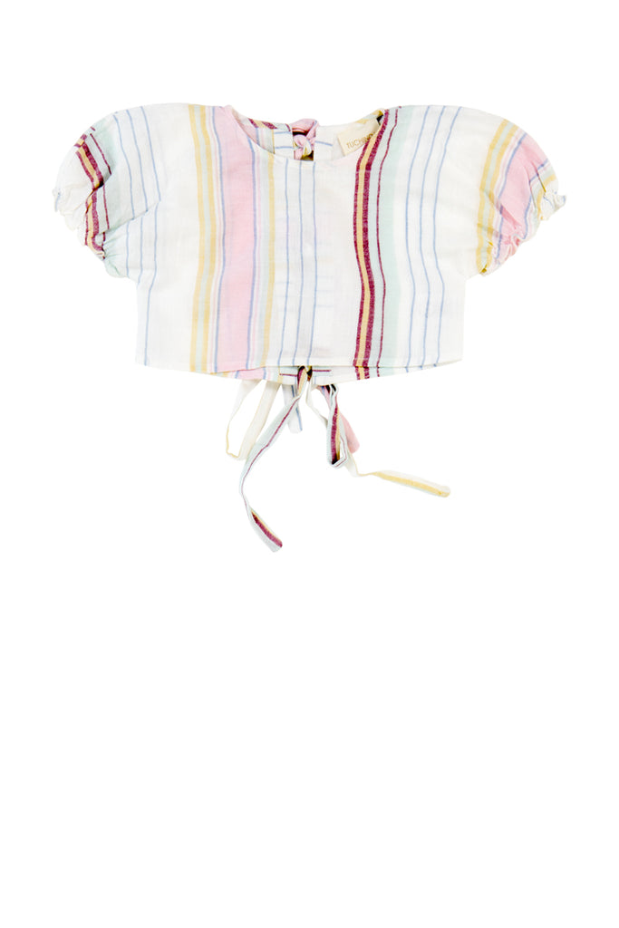 SOLEDAD TOP - PASTEL STRIPE