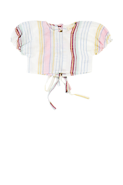 SOLEDAD TOP - PASTEL STRIPE
