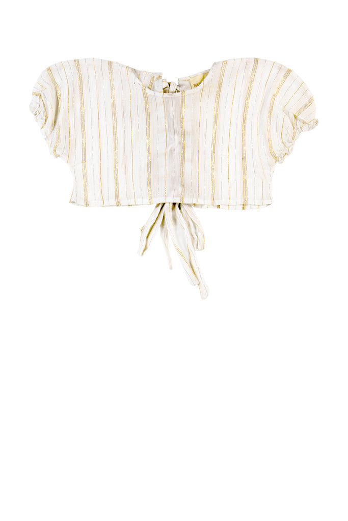 SOLEDAD TOP - STRIPE LUREX