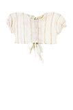 SOLEDAD TOP - STRIPE LUREX