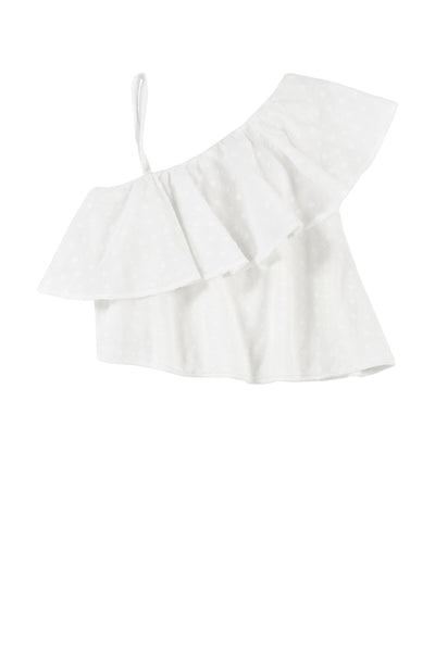 BLANCA TOP - SWISS DOT DOBBY