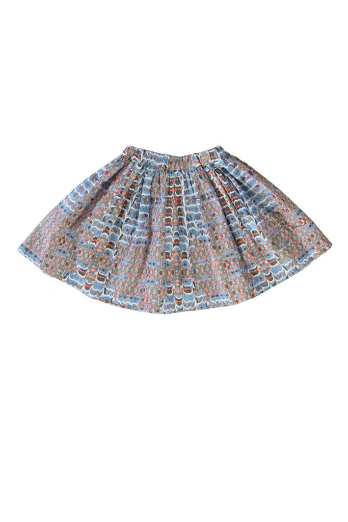 ZOEY SKIRT IN RIVER BLUE