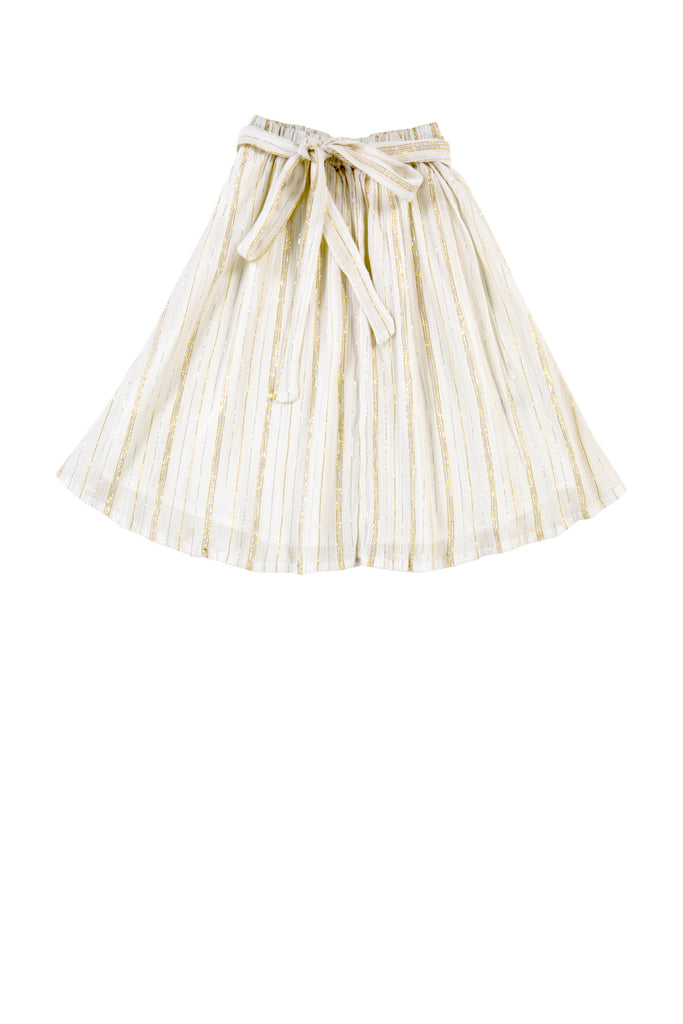 GIADA SKIRT - STRIPE LUREX