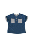CEDRIC TUNIC IN INDIGO
