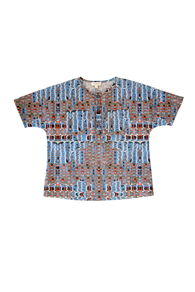 CEDRIC TUNIC IN RIVER BLUE