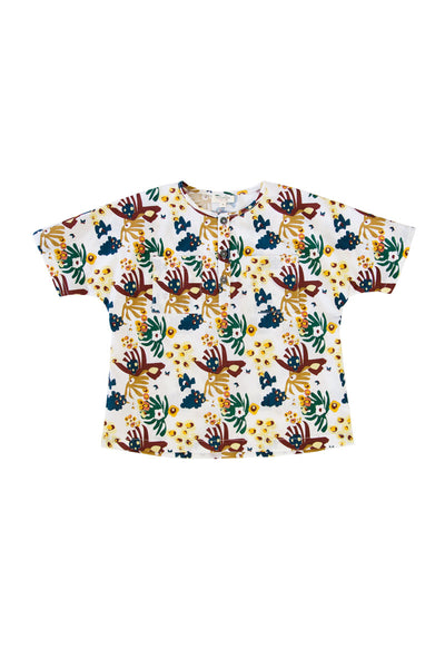 CEDRIC TUNIC IN SEA ANEMONE