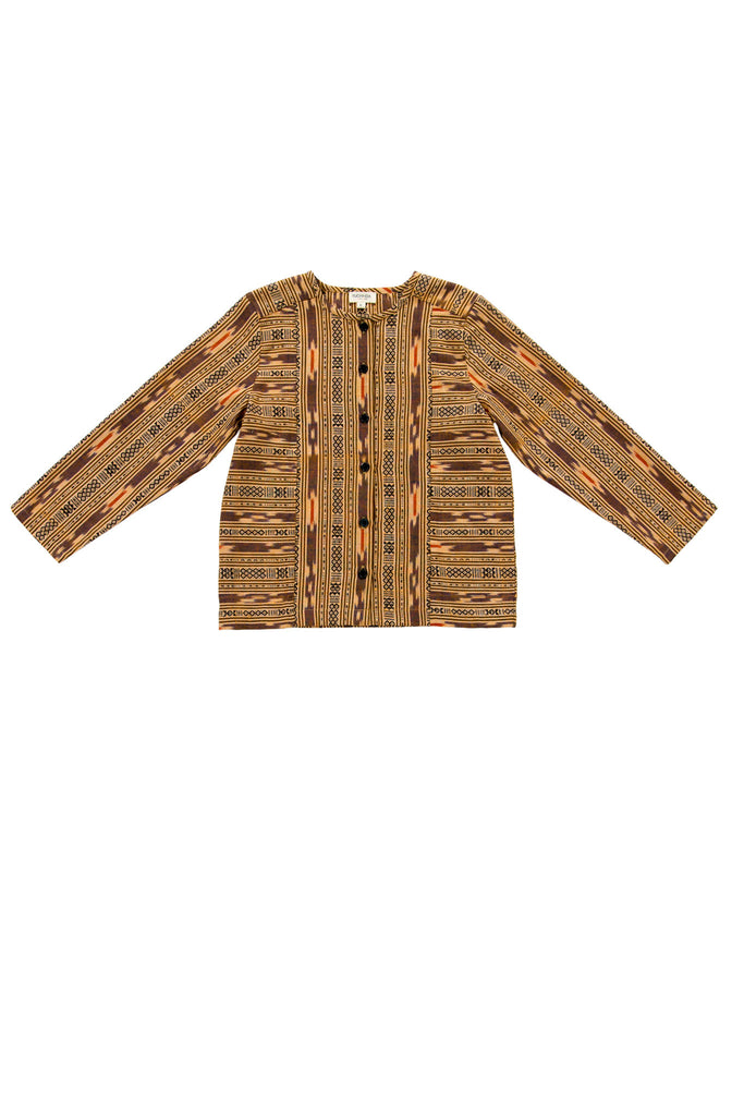 GABE TUNIC IN GOLD IKAT