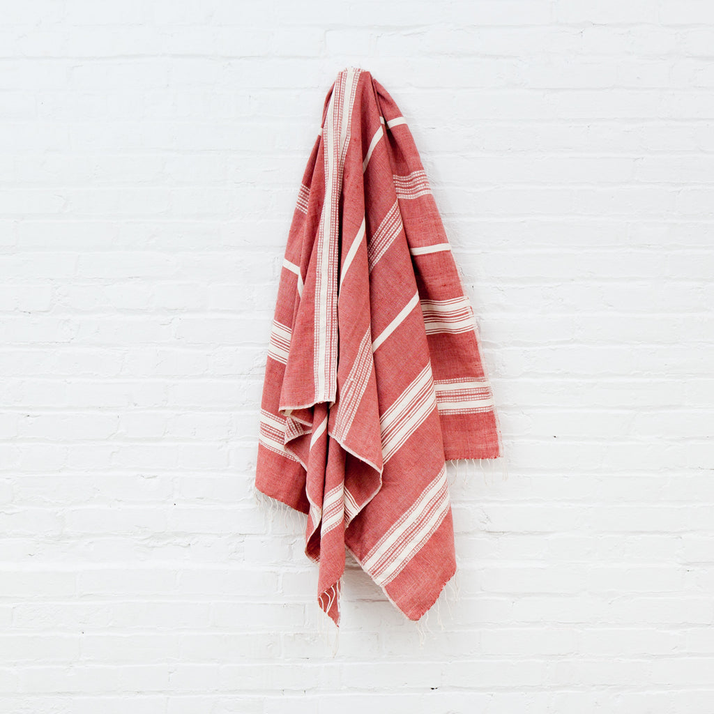 Adobe + Natural Aden Bath Towel/Beach Towel