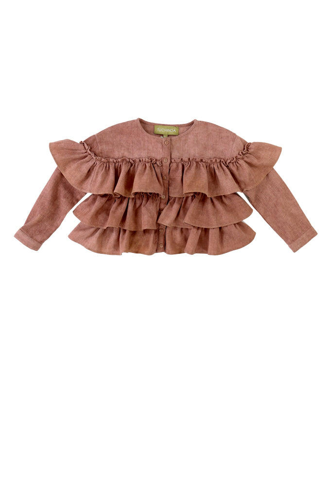 ELIF TOP - ROSEWOOD