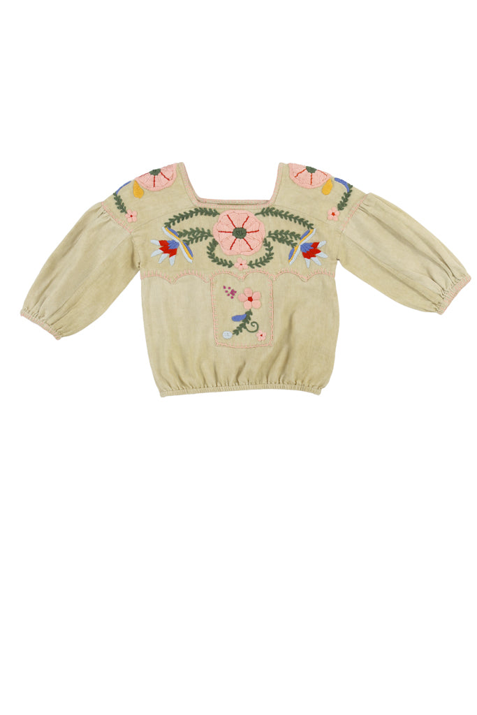 CLEMENTINA TOP - WHEAT