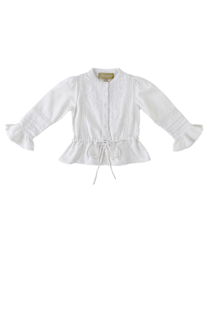 VICTORIA BLOUSE - WHITE