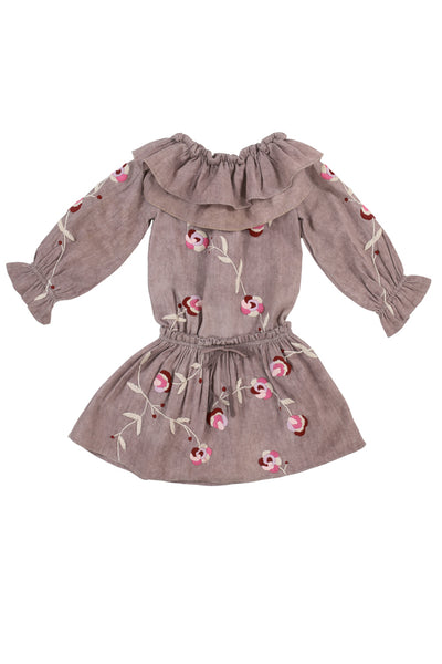 MARIANA DRESS - GRAPEJUICE