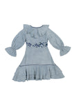 IONE DRESS - FADED INDIGO