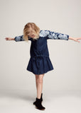 FINOLA DRESS - DARK INDIGO