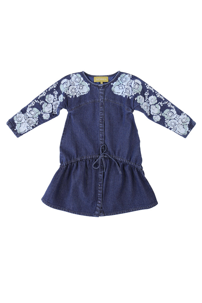 FINOLA DRESS - DARK INDIGO