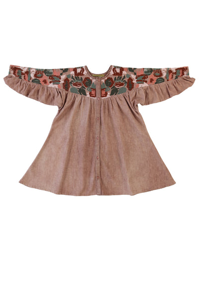 LEONIE DRESS - GUAVA