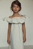 EVANGELINE DRESS IN RAIN WASHED