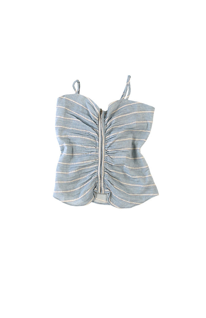 LINNEA TOP - BLUE STRIPE