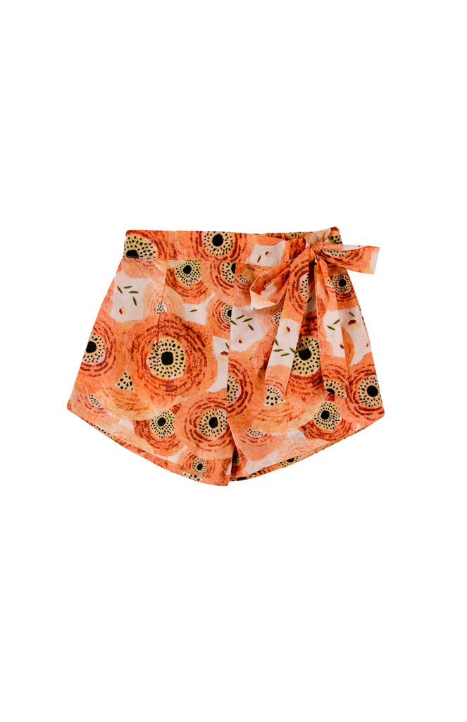 LINN SHORTS - POPPIES