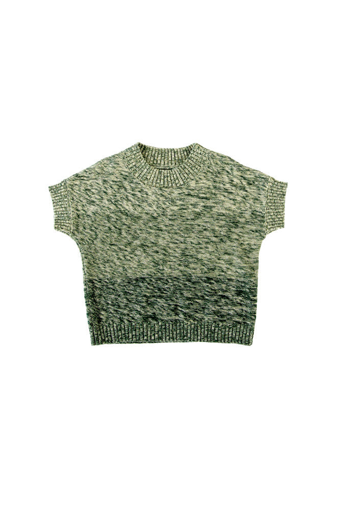 QUINN TOP - GREEN GRADATION